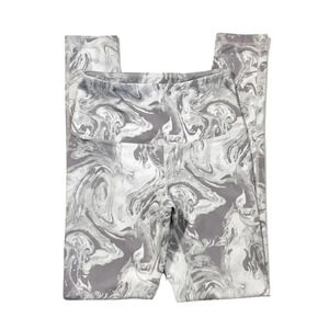 Zella Marble Print High Waisted Leggings